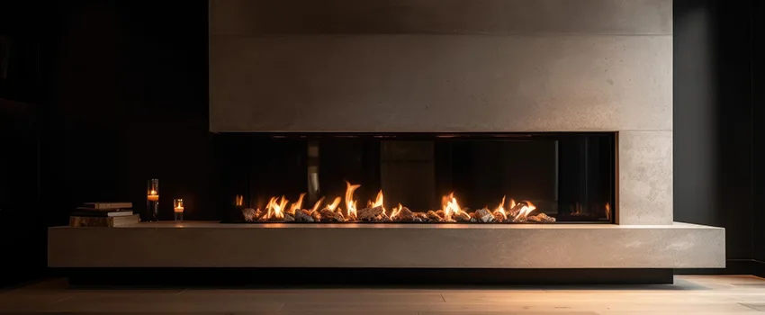 Gas Fireplace Ember Bed Design Services in Shorewood, Illinois