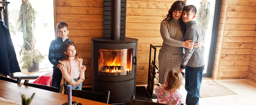 Morso Cast Iron Fireplace Insert Installation in Shorewood, Illinois