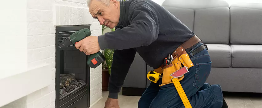 New Indoor Fireplace Installation in Shorewood, Illinois