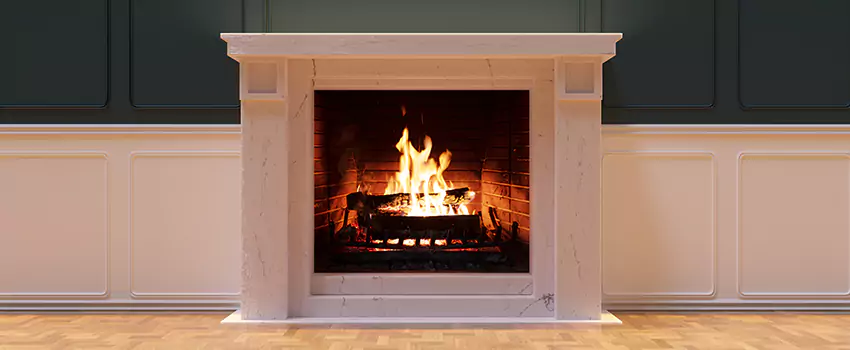 Open Flame Wood-Burning Fireplace Installation Services in Shorewood, Illinois