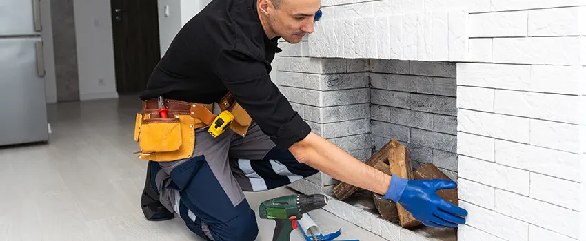 Fireplace Damaged Damper Frame Repair Services in Shorewood, Illinois