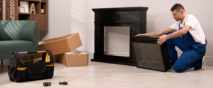 Old Rusted Metal Fireplace Repair And Replacement in Shorewood, IL